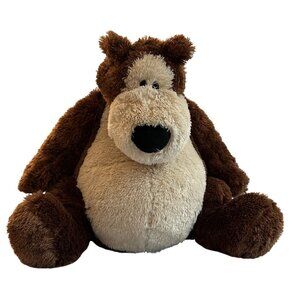 Gund Goober Bear Plush Stuffed Animal 13" Brown & Cream Soft stuffed animal